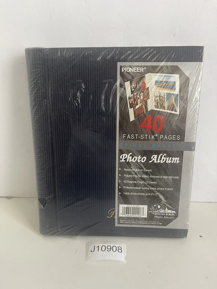 Álbum de fotos Pioneer con páginas 'Fast-stick' - Azul - 40 páginas (20 hojas)- Sellado Foto 1 de 4