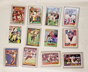 Lotto 12 carte collezionabili NFL Football Washington Redskins Mann Theismann Monk Johnson - Foto 1 di 10
