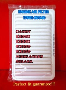 AF5432 Engine Air Filter for CAMRY SIENNA HIGHLANDER SOLARA CA9360 US Seller - Picture 1 of 3