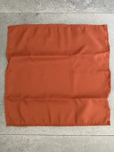 Bundle of 10 Polyester Napkins 50 x 50cm, Terracotta, hemmed, Wedding & Events - Picture 1 of 4