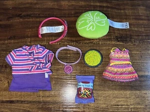 AMERICAN GIRL DOLL LOT GUACAMOLE Trail Mix Clothes Pillow Headband - Picture 1 of 5