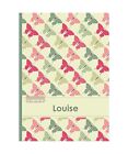 Le carnet de Louise - Lignes, 96p, A5 - Papillons Vintage, XXX