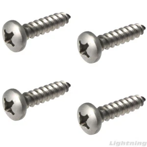 Pan Head Sheet metal Screws 316 Stainless Steel Marine Grade #14X1-1/4" Qty 25 - Picture 1 of 2