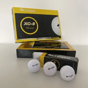 COUGAR XC-3 Golf Balls Box OF 15 NEW IN BOX - Picture 1 of 22