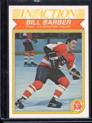 1982 O-Pee-Chee #247 Bill Barber In Action Near Mint+ ,  Free Shipping - Image 1 of 2