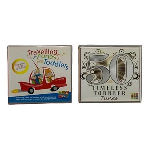 Toddler CD Bundle - Travelling Tunes + 50 Timeless Toddler Tunes (ABC for Kids) - Picture 1 of 9