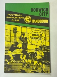 1968/69 Norwich City Football Aficionados manual de anuario - Imagen 1 de 1