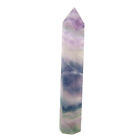 (Zz0144)Single Pointed Coloful Fluorite Crystal Pillar Healing Meditation