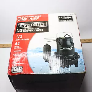 Everbilt 3/10 HP Sump Pump Cast Iron 1000 041 119 - Picture 1 of 5