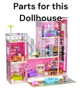 Kidkraft UPTOWN DOLLHOUSE-LUXURY MANSION-#65833-PARTS - Picture 1 of 55