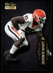 Devonte Wyatt 2022 Wild Card Matte # MB-37 Base Georgia Bulldogs - Bild 1 von 2
