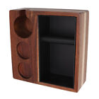 4 In 1 Wooden Coffee Knock Box Wood Coffee Grounds Container Box For Kitchen