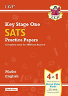 Ks1 Maths And English Sats Practice Papers Pack For The 2023 Tests   Pack 1 Cgp