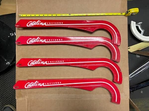 Vintage Cruiser Bicycle Chain Guard - Catalina Cruisers - Red For26” Wheel Bike - Picture 1 of 4