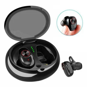 Zestaw słuchawkowy Bluetooth 5.0 Stereo Słuchawki bezprzewodowe Redukcja szumów dla iOS Android - Zdjęcie 1 z 11