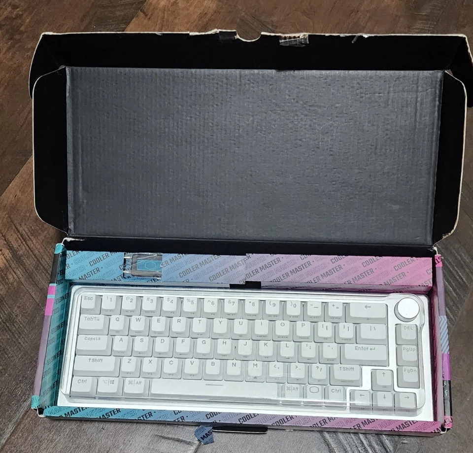 Cooler Master CK720 Hot-Swappable 65% RGB Gaming Keyboard-Brown Tactile Switches - Image 1 of 1