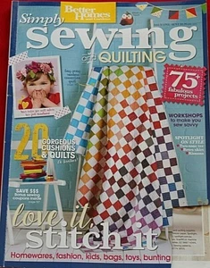 Better Homes & Gardens Simply Sewing and Quilting Issue 1 2015 - Picture 1 of 8