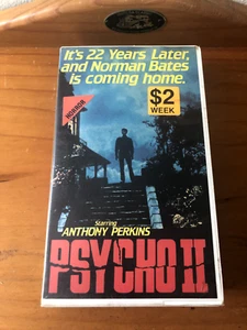 Psycho 2 1983 VHS CIC Australian Release PAL Format Rare Ex Rental - Picture 1 of 5
