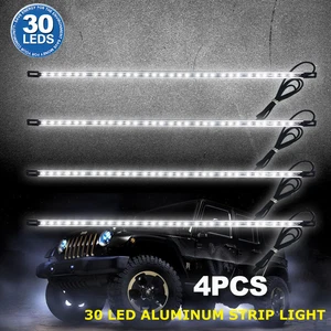 4X Rigid Bar 12V 5050 SMD LED Camping Light Kit RV Camper Cabinet Strip Lights - Picture 1 of 5