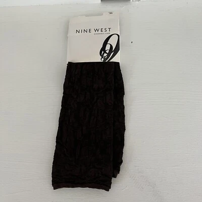 9 Nine West Mujer Medias Hasta la Rodilla Pantalones Calcetines Talla 6-10 1/2 Marrón Nuevo Foto 1 de 4
