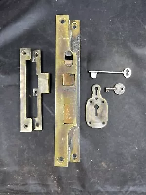Branford Lock Works (BLW) Entrance Rabbit French Door Double Door Mortise Lock • 225$