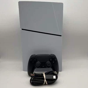 Sony PlayStation 5 Slim Digital Edition 1TB White Console Gaming System CFI-2015 - Picture 1 of 14