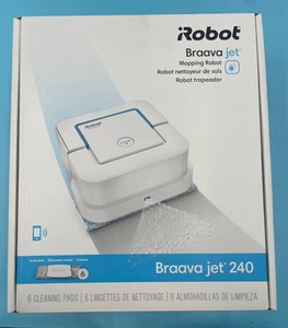 iRobot Braava Jet 240 Robot Scopa Scopa Spray di Precisione Controllato da App SIGILLATO - Foto 1 di 6