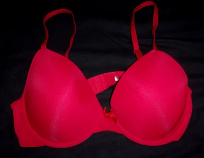 Sutiã feminino vermelho com aro por Ambrielle tamanho 34C novo sem etiquetas! Ligeiramente acolchoado - Imagem 1 de 3