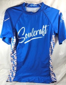 Inverted Gear Ranked Rashguard Version 6 Short Sleeve - Blue - Medium - $55 - Picture 1 of 5