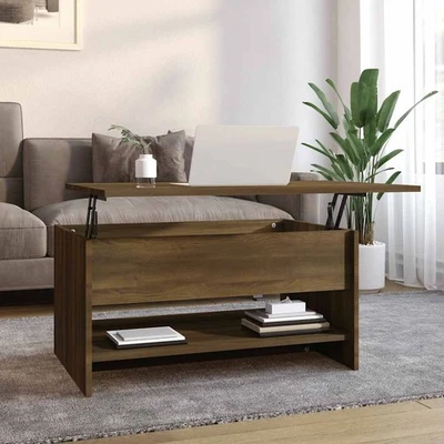 Mesa de Centro Madera Contrachapada 102x50x52,5cm Mesita Multicolor vidaXL - Imagen 1 de 4