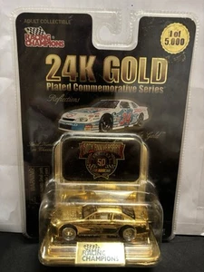 NASCAR Mike McLaughlin #34 24K Gold 1/64 1998 Monte Carlo Racing Champions Rare - Picture 1 of 3