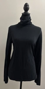 Re-imaged By J Crew Black Turtleneck Size Médium - Picture 1 of 8
