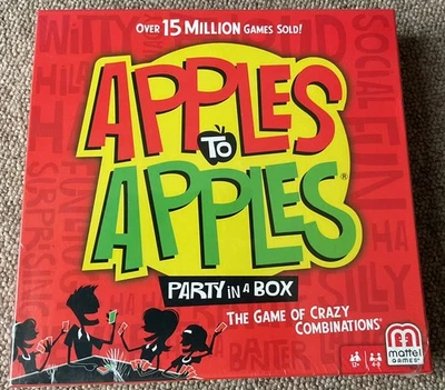 Apples To Apples Party In A Box Game - New & Sealed - Mattel 2017 - Image 1 of 3