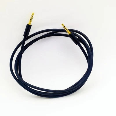 AUX Cable Male to 2.5mm male 4 Pole Headphone Audio 1meter 2.5mm 14mm long tip - Image 1 of 4