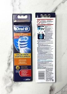 Oral-B TriZone Aufsteckbürsten 4/8 Stück Weiß gründliche Reinigung~ - Bild 1 von 3