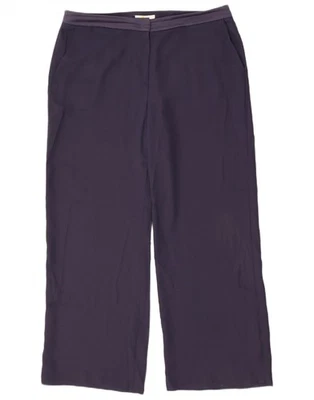 BODEN Womens High Waist Loose Fit Chino Trousers W40 L32 Navy Blue AZ15 - Image 1 of 3