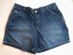 Lees Vintage Blue Denim Medium Rise Shorts Size 10 M 90’s - Bild 1 von 10