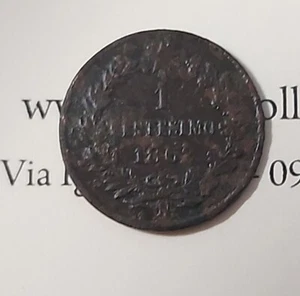 1 CENTESIMO 1862 ZECCA DI NAPOLI - Foto 1 di 3