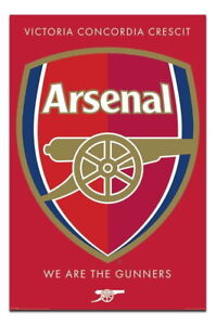 88391 Arsenal FC Gunners Crest Decor Wall Print Poster