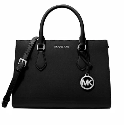 Michael Kors Damen Tasche Bag SHEILA MD ZIP SATCHEL schwarz neu - Bild 1 von 4