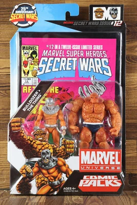 2009 Marvel Universe BULLDOZER & THE THING Comic Pack Action Figures  - Image 1 of 4