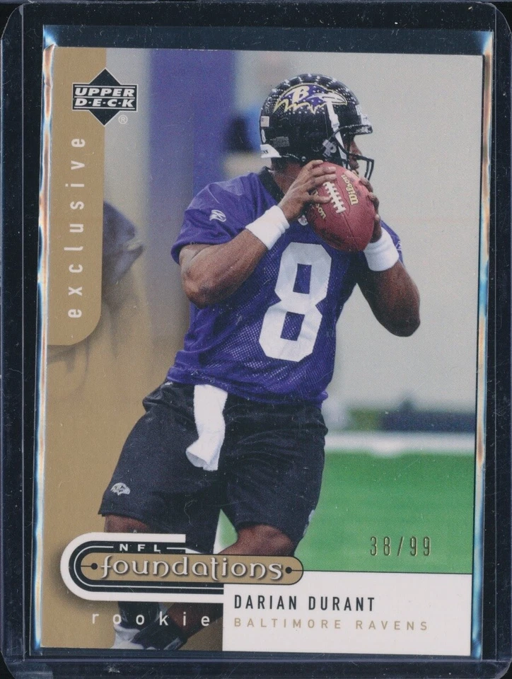 2005 Upper Deck Foundations Gold #163 Rookie Darian Durant /99 - pre CFL  - Image 1 of 1