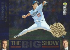 1997 Collector's Choice Baseball The Big Show World Headquarters #27 Hideo Nomo