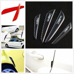 WRC 4x Car Door Guard Edge Trim Door Bumper Protector / Anti Scratch Sticker E - Picture 1 of 1