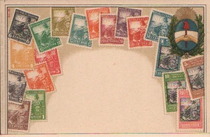 OLD STAMPS POSTCARD ARGENTINA STAMPS POSTCARD CARTE POSTALE POSTAL CC1258 - Picture 1 of 1