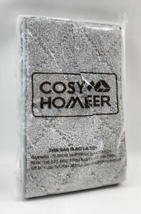 Cosy Homeer Edging Stair Tread Rugs Non-Slip Carpet Mat 28" x 9" Gray 4 Pack