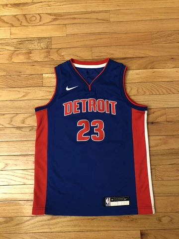 Blake Griffin Detroit Pistons NBA Nike Dri-Fit Youth Jersey Size M (10/12) Cover
