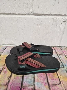 Teva Revive 95 Slide Walking Sandals UK 5 Women's RRP £ 85 Black / Rococco Red