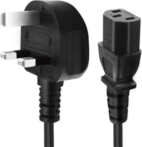 Top Quality UK Mains Power Lead Cable Cord For Fender Amp Amplifier Amps - Picture 1 of 2