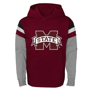 Outerstuff Mississippi State Bulldogs NCAA Youth Lightweight Hoodie, Maroon - Picture 1 of 5